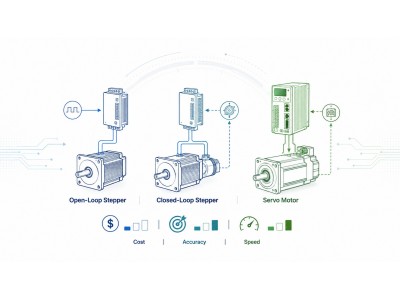Closed-Loop Stepper vs Open-Loop Stepper vs Servo Motor Closed-Loop Stepper vs Open-Loop Stepper vs Servo Motor