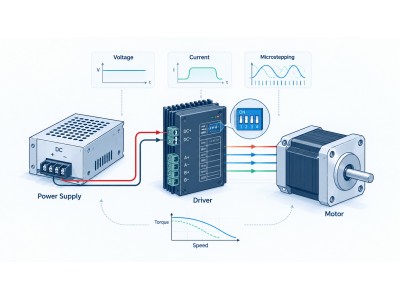 How to Choose a Stepper Motor Driver: Voltage, Current and Microstepping How to Choose a Stepper Motor Driver: Voltage, Current and Microstepping
