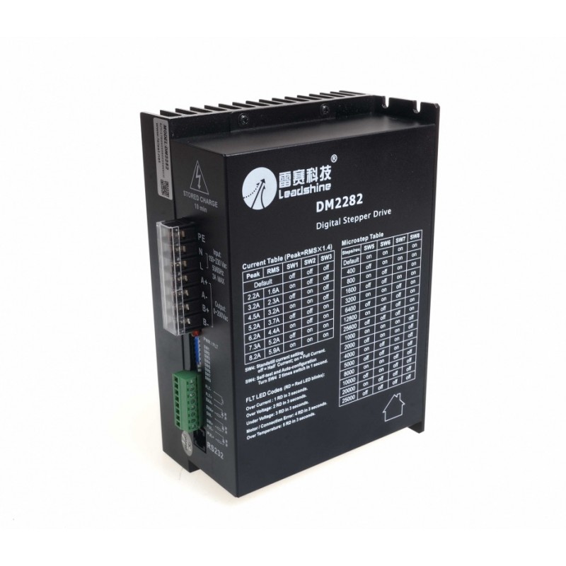 LEADSHINE DM2282 Digital Stepper Driver 0.5-8.2A 180-240VAC for NEMA 42 ...