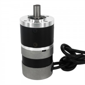24V 800RPM 1.0Nm 100W Φ57mm Geared Brushless DC Motor Reduction Ratio 5:1 Planetary Gearbox