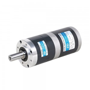 Φ82mm 24V 300W 21RPM 100.8Nm Geared Brushless DC Motor Reduction Ratio 145.36:1 Planetary Gearbox