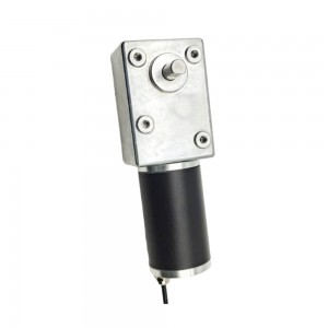 Waterproof IP68 24V 133RPM 4.0Nm Φ45mm Geared DC Motor Reduction Ratio 60:1 Worm Gearbox