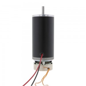 Φ63mm DC Motor Brushed 24V 8.5A 2600RPM 0.6Nm 125W with 24V Brake