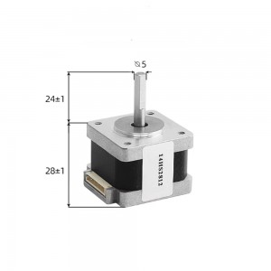 NEMA 14 Stepper Motor Bipolar 1.8deg 1.3A 0.15Nm/21.3oz.in 35x28mm 4 Leads