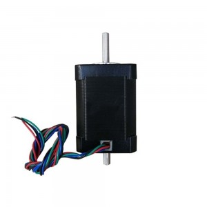 NEMA 17 Stepper Motor Dual Shaft Bipolar 1.8deg 2.1A 0.65Nm/92.3oz.in 42x60mm with Rear Shaft