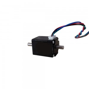 NEMA 8 Dual Shaft Stepper Motor 1.8deg 0.6A 0.015Nm/2.13oz.in 20x28mm with Rear Shaft