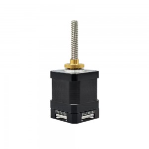Closed Loop NEMA 17 Linear Stepper Motor 0.7 N-m Lead 8mm Screw Length 100mm Modbus RS485 Drive