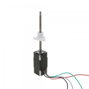 Size 14mm NEMA 6 Linear Actuator External Stepper Motor 32mm Stack 0.3A Lead 1mm Screw Length 57mm
