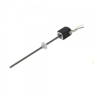 NEMA 8 External Linear Actuator Stepper Motor 30mm Stack 0.6A Lead 2mm Length 150mm