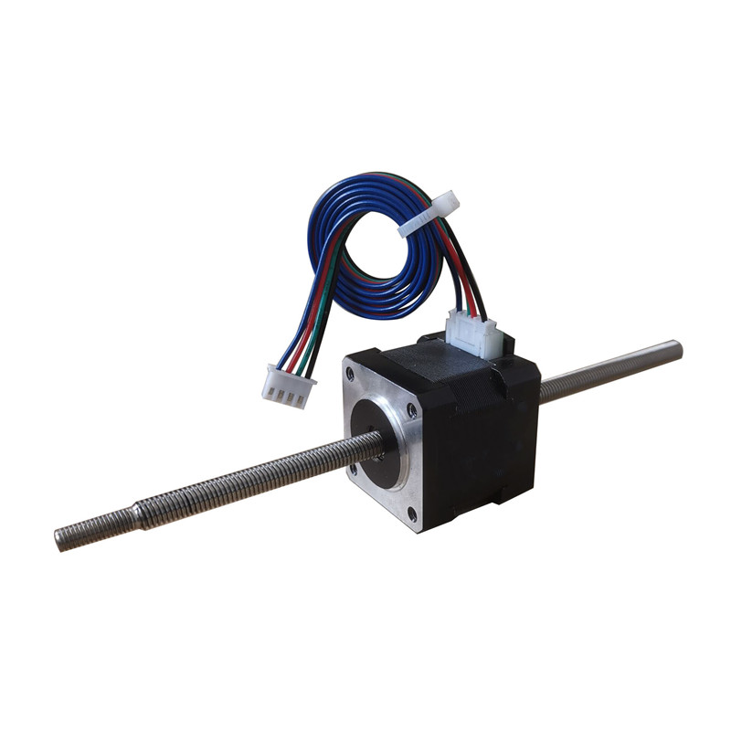 NEMA 14 Noncaptive Linear Actuator Stepper Motor 34mm Stack 1A Dia