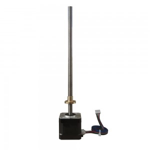 NEMA 17 External Linear Actuator Stepper Motor 40mm Stack 2.0A Lead 8mm Screw Length 300mm
