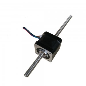 NEMA 17 Non-captive Linear Actuator Stepper Motor 40mm Stack 1.68A Lead 4mm Screw Length 200mm