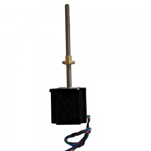 NEMA 23 External Linear Actuator Stepper Motor 56mm Stack 2.8A Lead 2mm Dia. 8mm Screw Length 300mm 