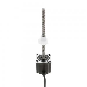 NEMA 23 External Linear Actuator Stepper Motor 56mm Stack 2.8A Lead 4mm Dia. 11mm Screw Length 200mm 