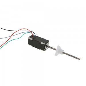 NEMA 6 Linear Actuator Stepper Motor External 32mm Stack 0.3A Lead 1mm Screw Length 57mm