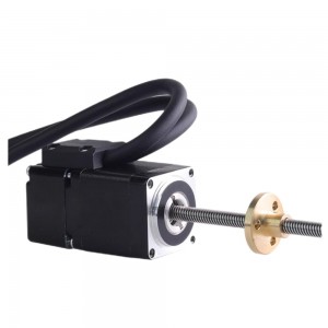 NEMA 11 Closed-loop External Linear Actuator Stepper Motor 50mm Stack 0.8A Lead 2mm 1000PPR Encoder