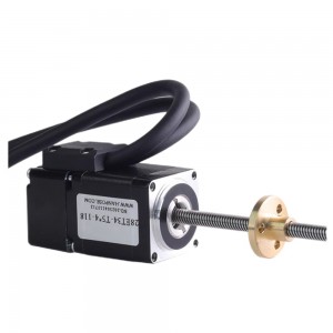 NEMA 11 Closed-loop External Linear Actuator Stepper Motor 50mm Stack 0.8A Lead 4mm 1000CPR Encoder