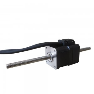 NEMA 17 Non-captive Linear Actuator Closed-loop Stepper Motor Stack 40mm Lead 2mm with 1000CPR Encoder
