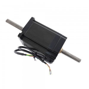 NEMA 34 Non-captive Linear Actuator Closed-loop Stepper Motor Stack 118mm Lead 4mm with 1000CPR Encoder