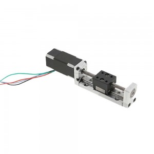 Size 14mm NEMA 6 Linear Actuator Stepper Motor 32mm Stack Lead 1mm Slide Guide Rail Travel 30mm