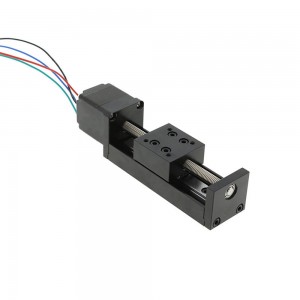 Size 28mm NEMA 11 Linear Actuator Stepper Motor 30mm Stack Lead 1mm Slide Guide Rail Travel 50mm