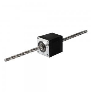 Size 20mm NEMA 8 Non-captive Linear Actuator Stepper Motor Single Stack 0.5A Lead 4mm Screw Length 100mm