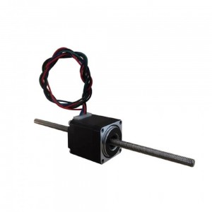 Size 28mm NEMA 11 Non-captive Linear Actuator Stepper Motor Single Stack 0.5A Lead 4.76mm Screw Length 150mm
