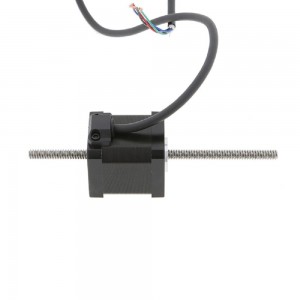 Size 42mm NEMA 17 Non-captive Linear Actuator Stepper Motor Double Stack 2.5A Lead 25.4mm Screw Length 200mm
