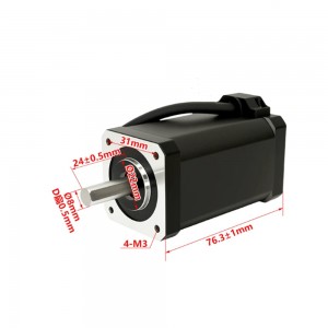 2 Phase NEMA 17 Stepper Motor Bipolar 1.8 deg 2.8 A 1.4 N-m 42x42x76mm Φ8mm Shaft