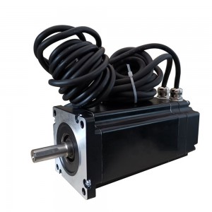 Waterproof IP65 NEMA 34 Closed-loop IP65 Stepper Motor 6.0A 12Nm/1704oz.in 1000PPR Encoder 3M Cable