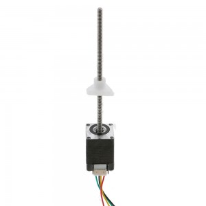 Lead Screw Stepping Motor External Type Step 0.005mm Screw Dia. 3.5mm Length 145mm 20-30mm NEMA 8