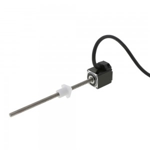 Lead Screw Stepping Motor External Type Step 0.0127mm Screw Dia. 6.35mm Length 150mm 28-33mm NEMA 11