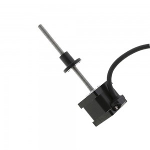 Lead Screw Stepping Motor External Type Step 0.01mm Screw Dia. 6.35mm Length 100mm 35-34mm NEMA 14