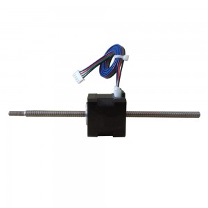 Lead Screw Stepping Motor Non-captive Type Step 0.01mm Screw Dia. 6mm Length 180mm 35-34mm NEMA 14