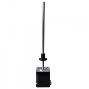 Lead Screw Stepping Motor External Type Step 0.01mm Screw Dia. 6.35mm Length 200mm 42-48mm NEMA 17