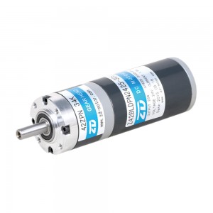 Φ42mm 24V 40W 222RPM 1.4Nm Geared Brushless DC Motor Reduction Ratio 13.53:1 Planetary Gearbox